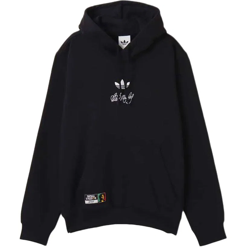 Худи с капюшоном и логотипом Adidas Originals Black