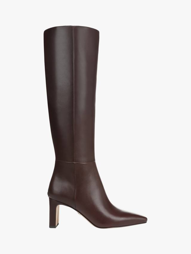 Кожаные ботинки Sylvia до колена Sam Edelman, Brown