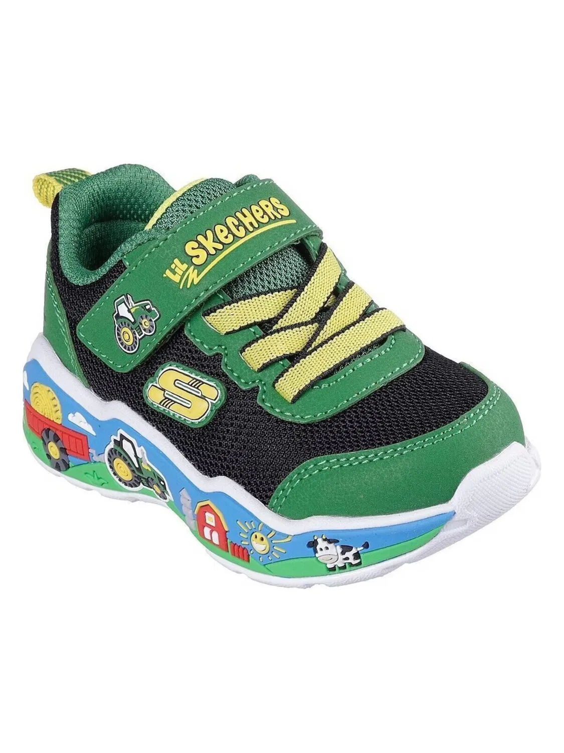 Спортивные кроссовки Skechers зеленого цвета
