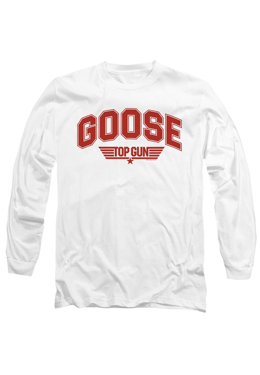 

Топ с длинными рукавами TOP GUN GOOSE VARSITY Cotton Soul, белый