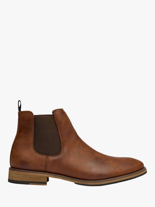 

Веганские кардамоновые челси-ботсы на молнии V.GAN, Tan