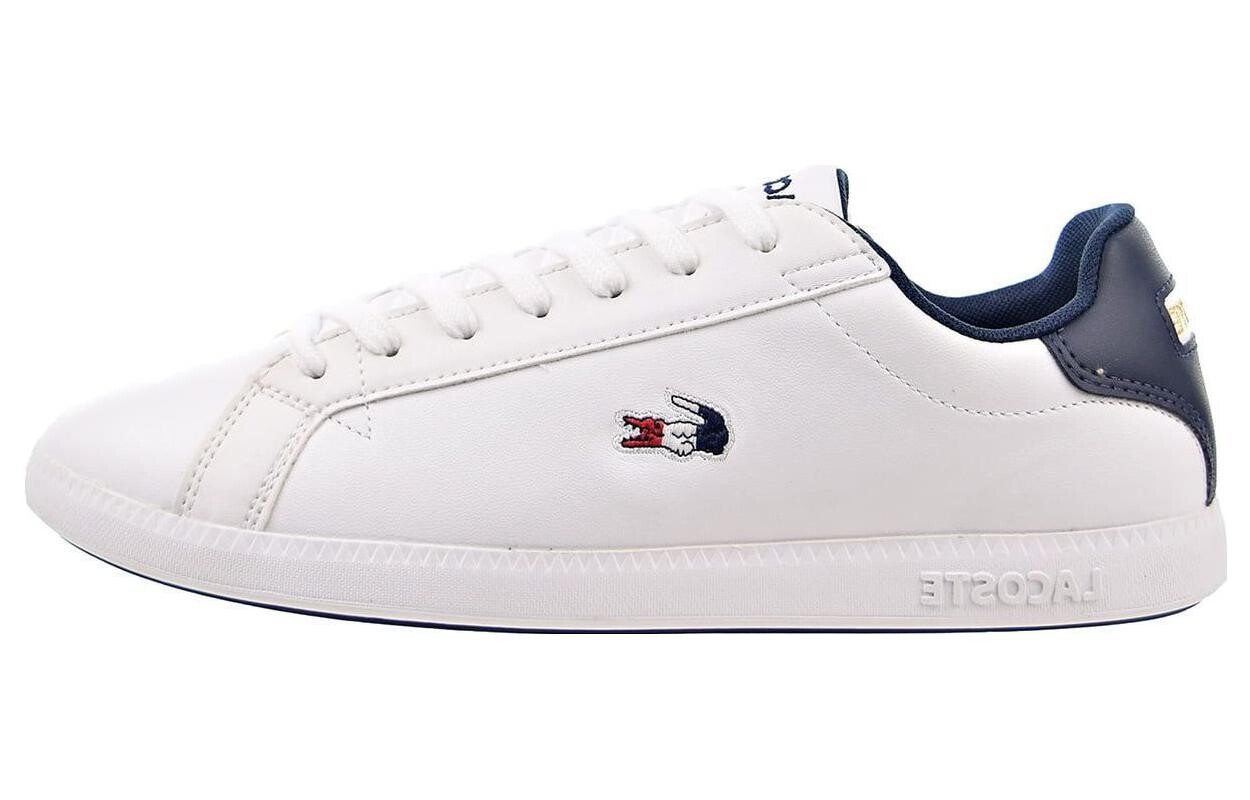 

Мужская обувь для скейтбординга LACOSTE, White navy blue red
