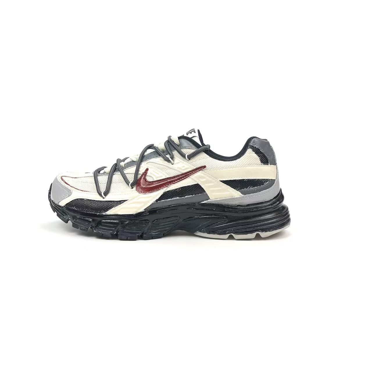 

Nike Initiator Cushioning, износостойкие кроссовки Low top Unisex, бежево-красные