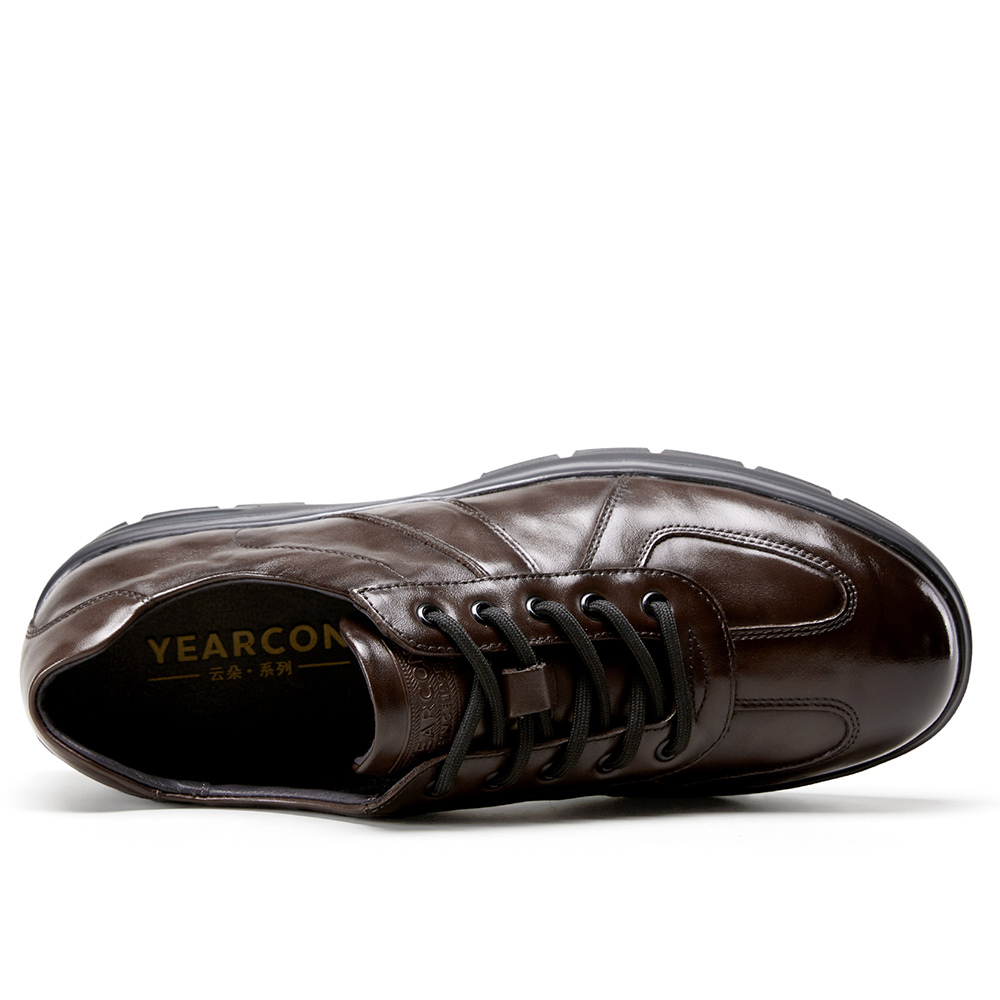 YEARCON Мужские повседневные туфли Men's Low top Brown, коричневый, цвет Brown — фото 3
