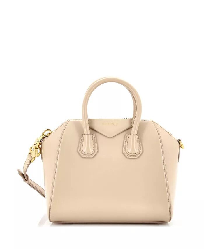 

Мини-сумка Antigona из глянцевой кожи Pre-Owned Givenchy, коричневый/бежевый