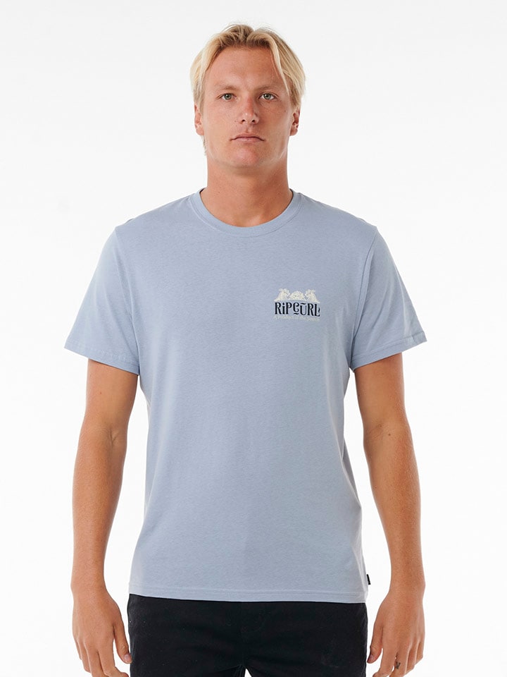 

Футболка Rip Curl, светло-синий