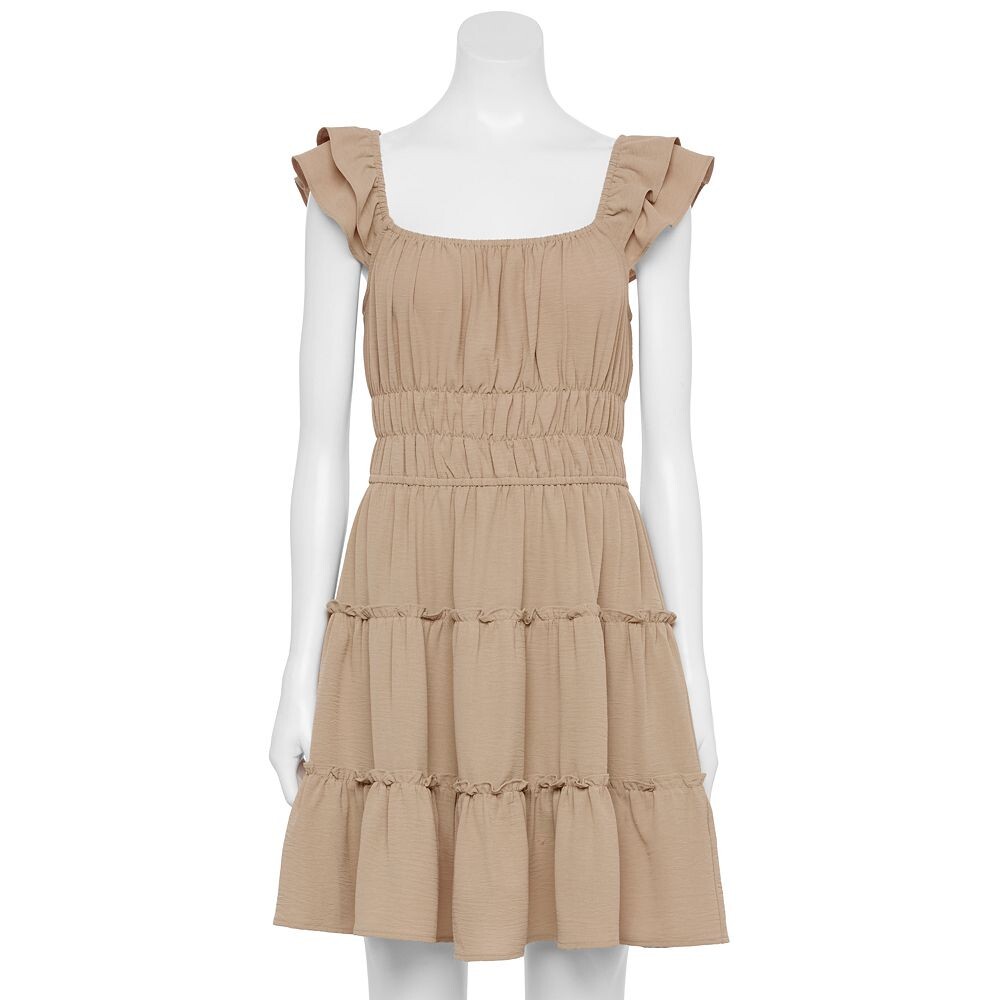 

Короткое дневное платье Liberty Love для юниоров, цвет Tan