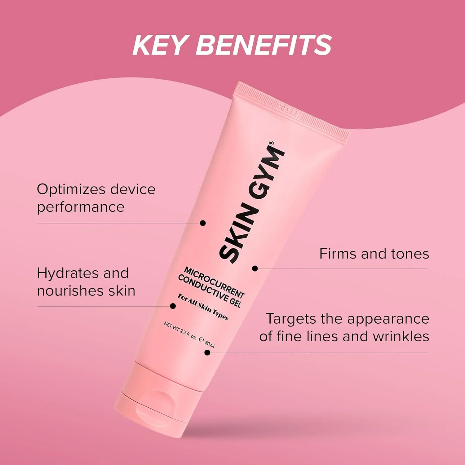 Увлажняющий гель Skin Gym для микротоковой терапии лица и тела, повышает комфорт и эффективность ухода за кожей, 78 г. — фото 3
