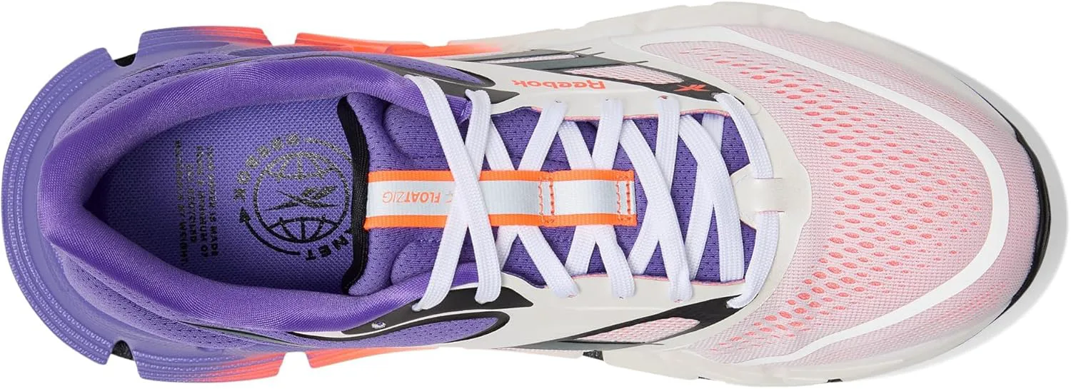 Мужские кроссовки Reebok Floatzig 2, белый/фиолетовый/оранжевый — фото 2