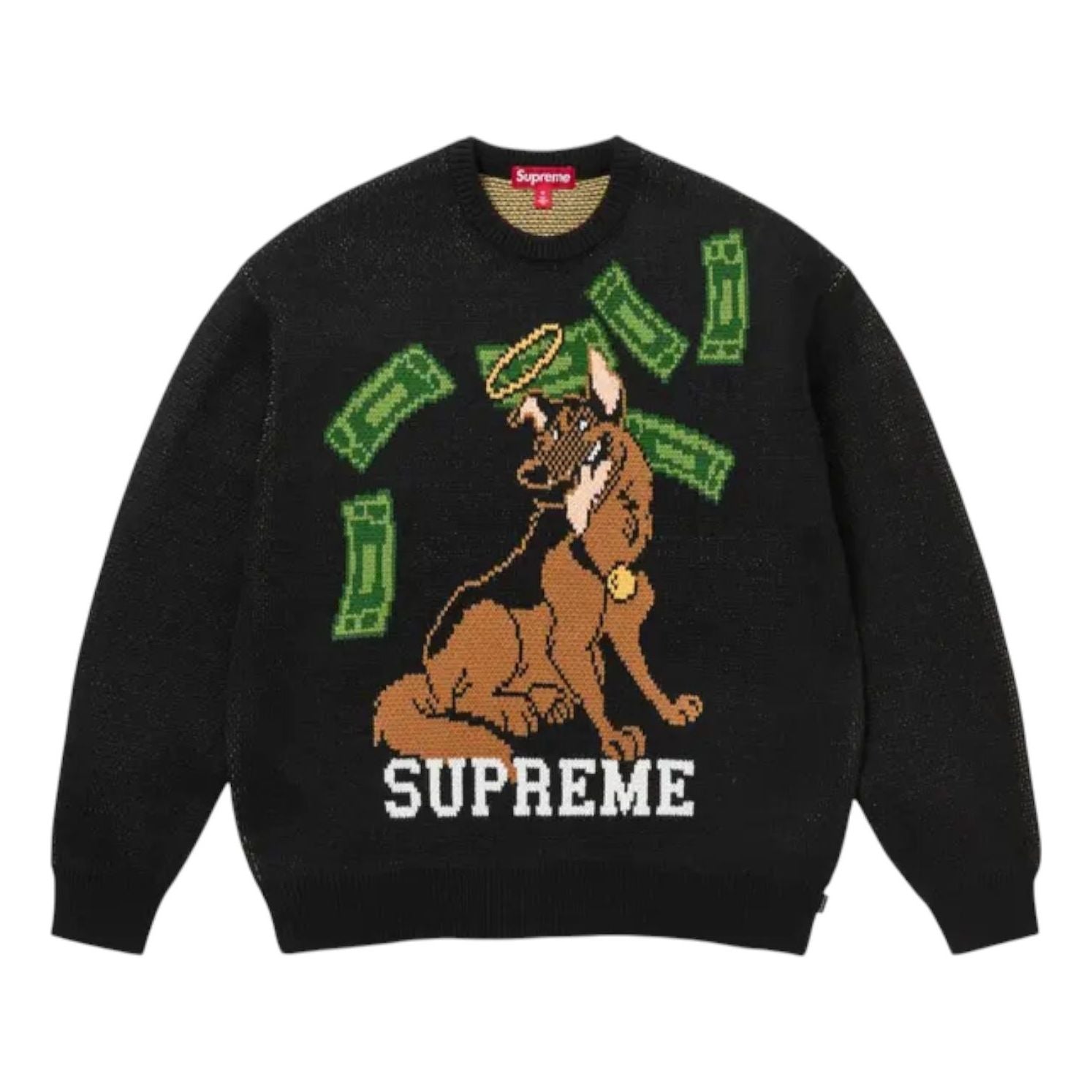 Свитер Supreme All Dogs Go To Heaven, черный