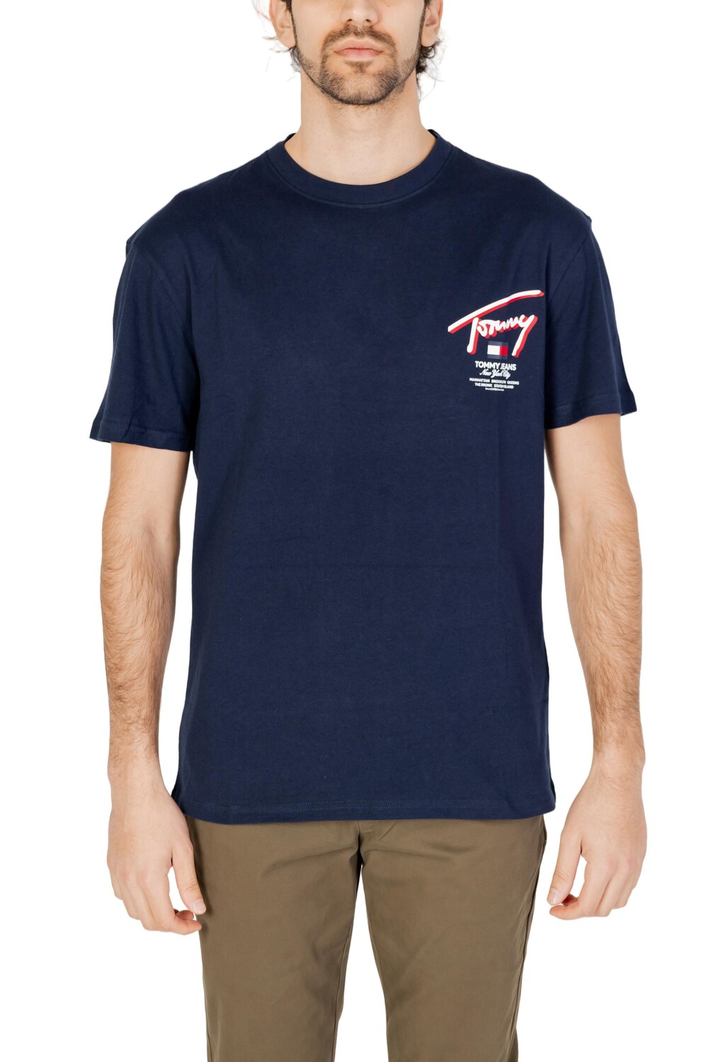

Футболка мужская Tommy Jeans с принтом, синий