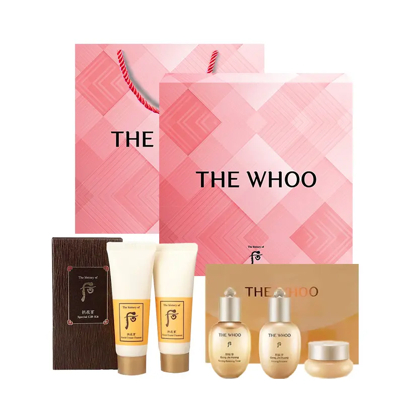 

Набор для ухода за кожей archin enjoy cleansing milk & eye cream, box skincare sets увлажняет и питает, набор из 9 предметов The History Of Whoo, Cleanser 5 Pcs Combo Set