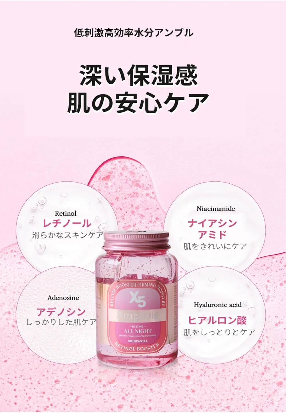 Сыворотка ретиноловая SKINPASTEL All Night Retinol 250 мл — фото 3