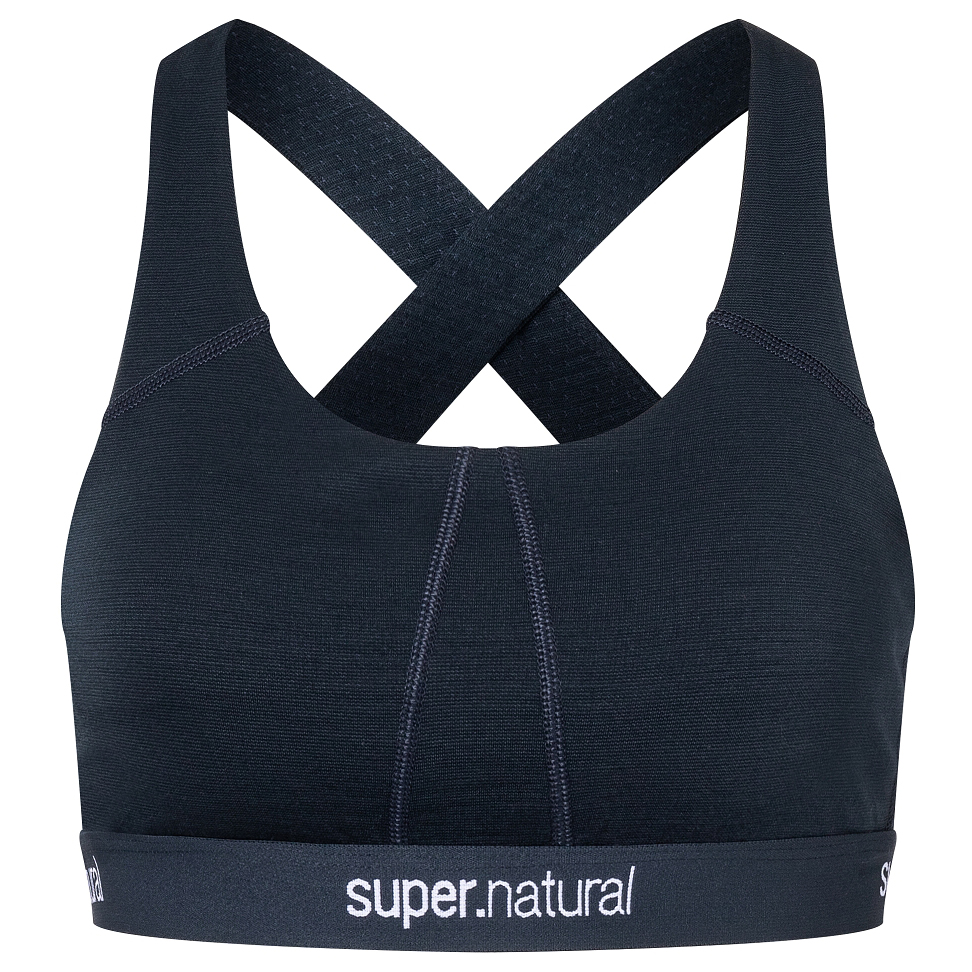 

Спортивный бюстгальтер Super Natural Women's Feel Good Bra, цвет Blueberry