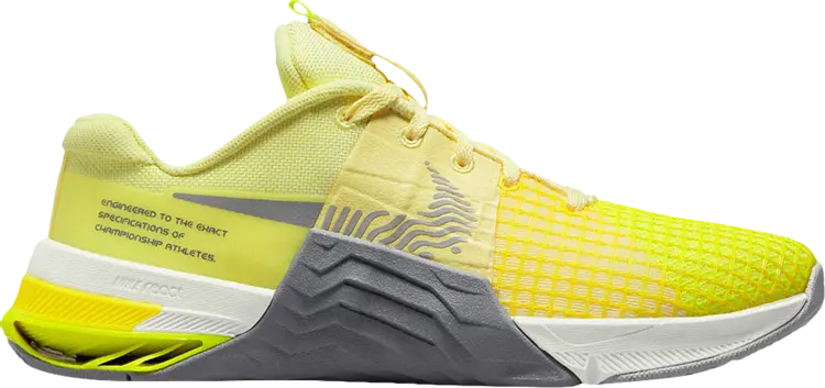 

Кроссовки Wmns Metcon 8 'Citron Tint Cool Grey', желтый