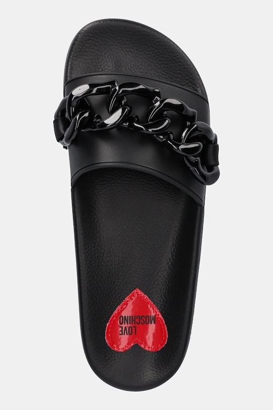 Шлепанцы Love Moschino, черный — фото 4