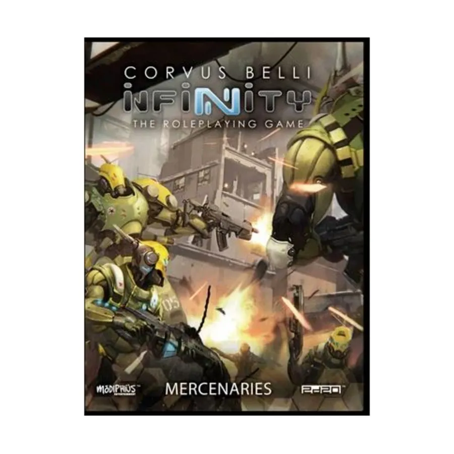 

Mercenaries, Infinity RPG (Modiphius Entertainment), мягкая обложка