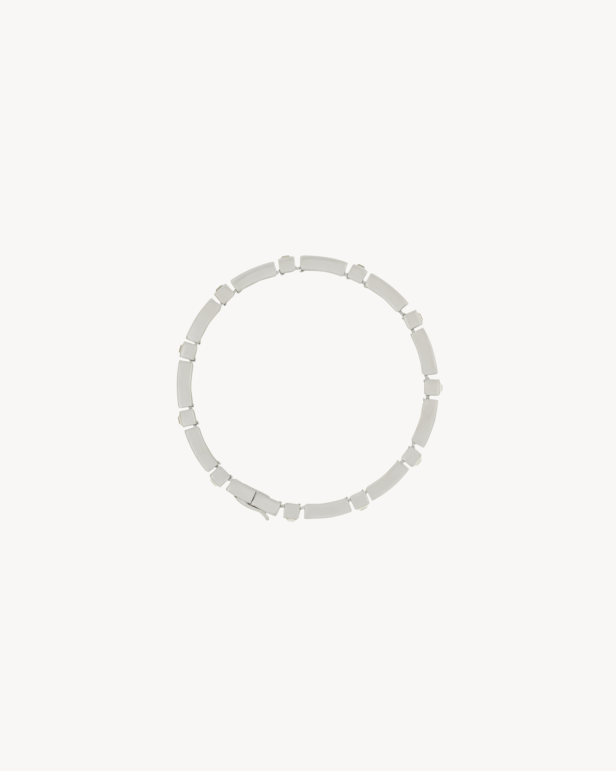 

Браслет-бар из металла с кристаллами Saint Laurent, золото