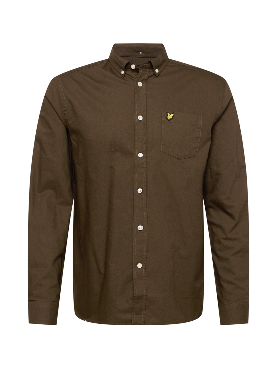 

Деловая рубашка обычного кроя Lyle & Scott, оливковый