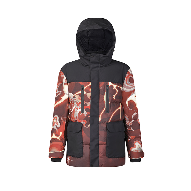 

FILA Пуховик мужской с принтом по всей поверхности, All Over Print