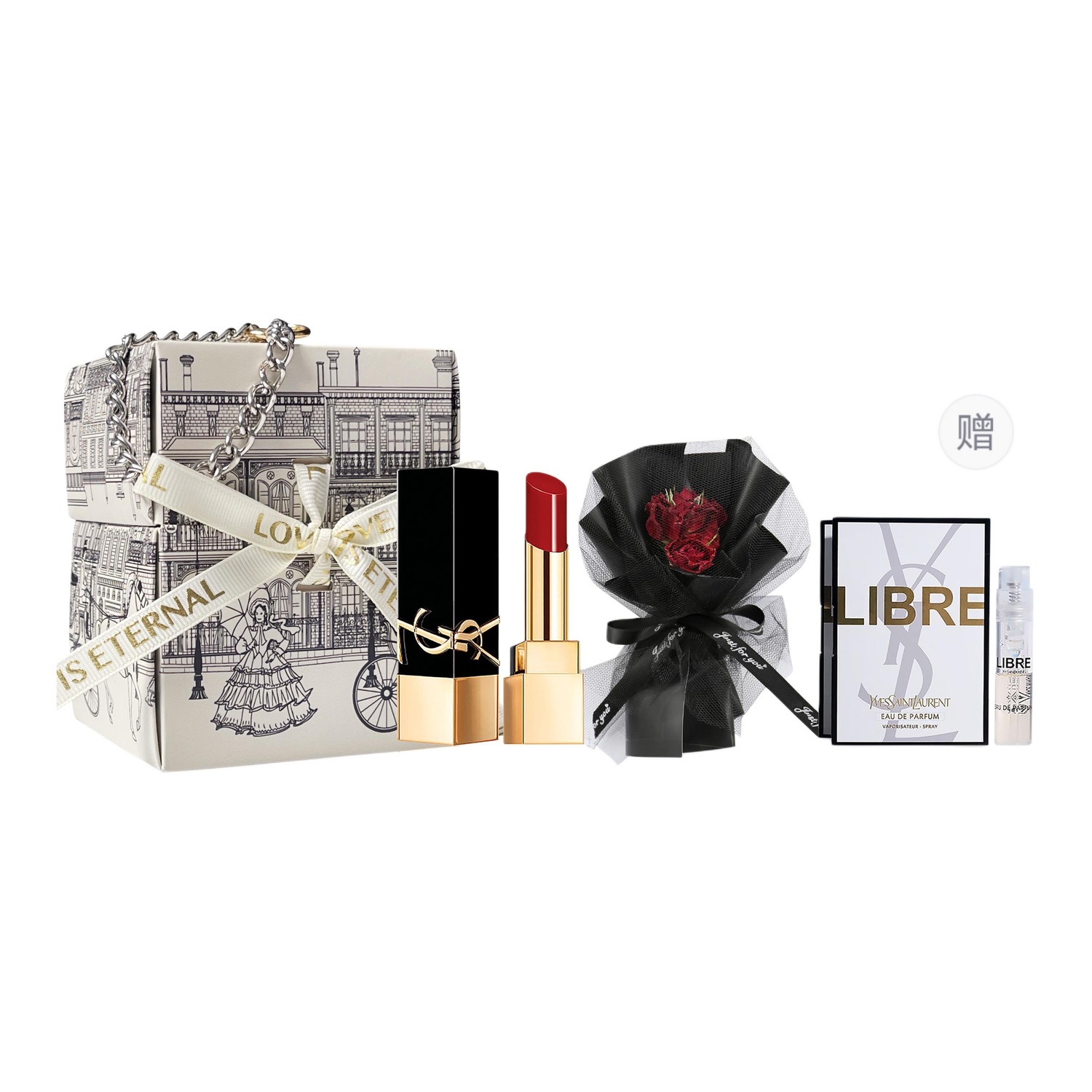 

SAINT LAURENT Набор пробников помады Black Angel Box помада атласный блеск легко растушевывается тон