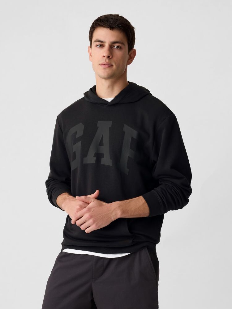 

Толстовка с логотипом и капюшоном Gap, черный
