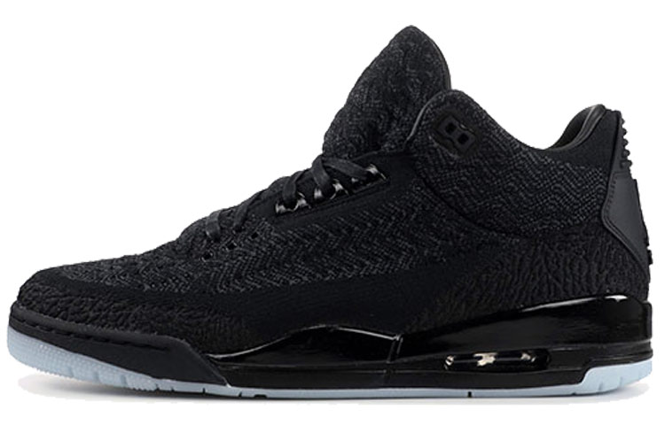 

Кроссовки JORDAN 3 Retro Flyknit Black, Черный, Кроссовки JORDAN 3 Retro Flyknit Black