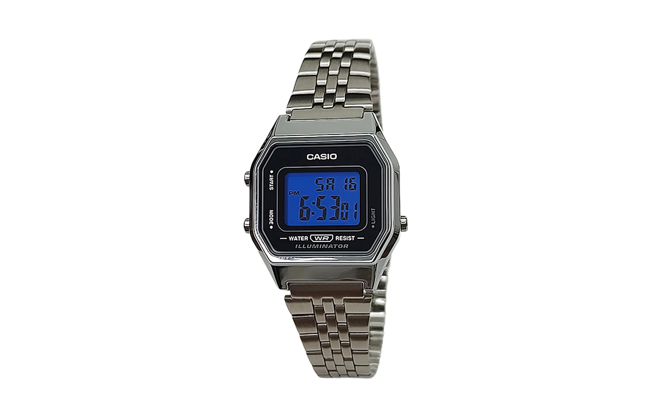 

CASIO Часы Retrofit Series Quartz Movement Stainless Steel Strap Watch Men's Watch Black Dial