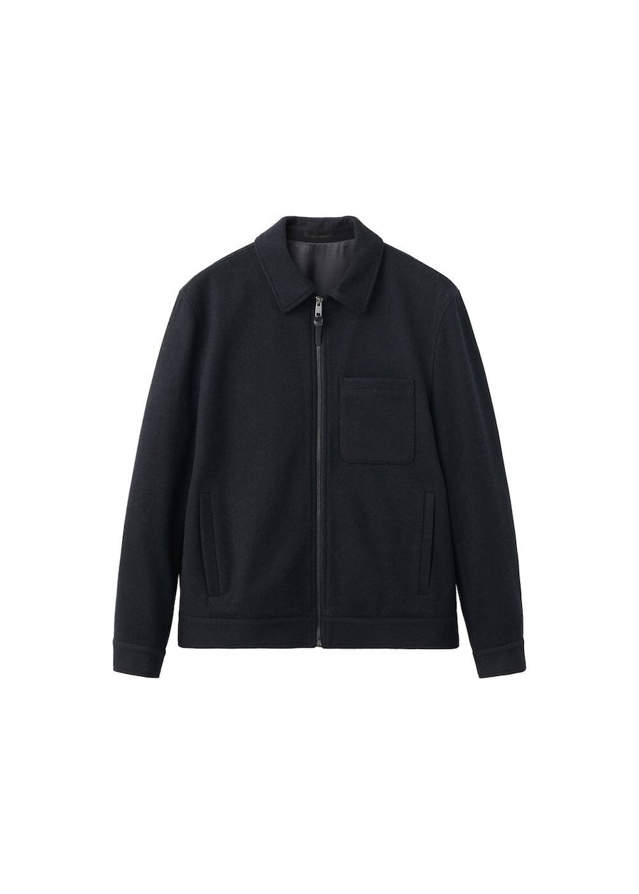 

Куртка межсезонная MANGO MAN Gael, черный