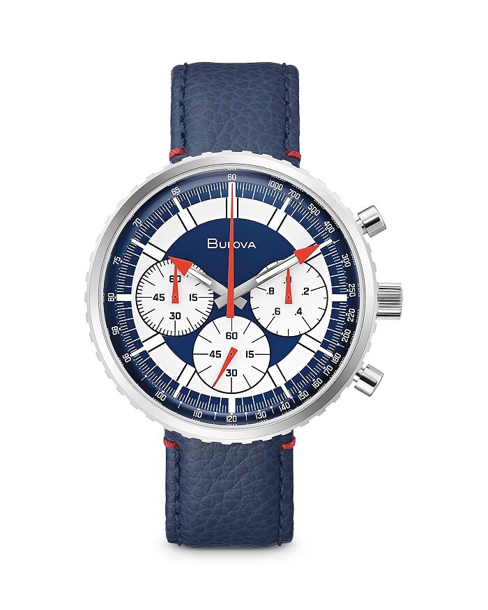 

Часы Bulova с хронографом C, 46 мм, синий