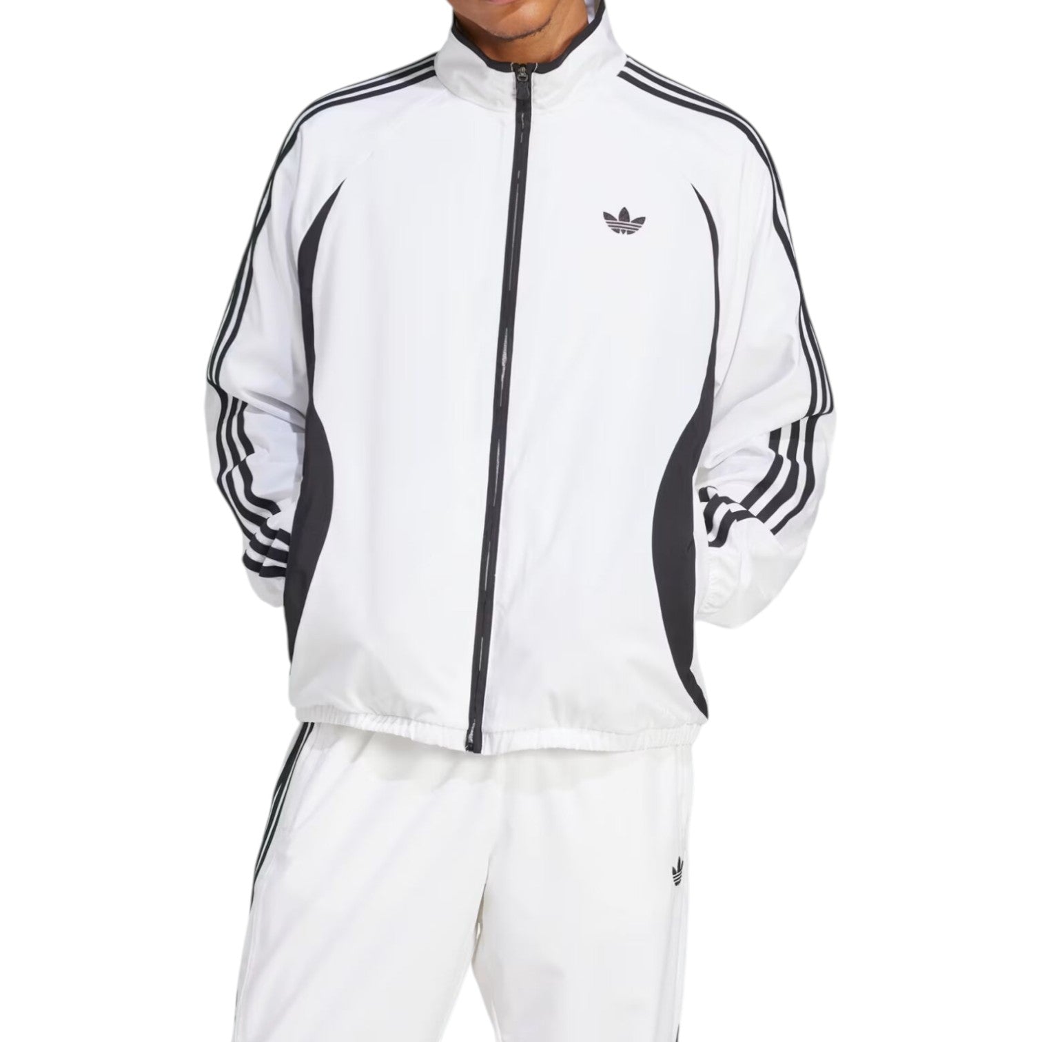 Спортивная футболка Adidas Adicolor Teamgeist 'White Black' — фото 2