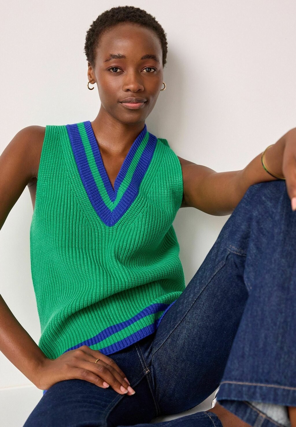 

Топ V-NECK REGULAR FIT Next, зеленый