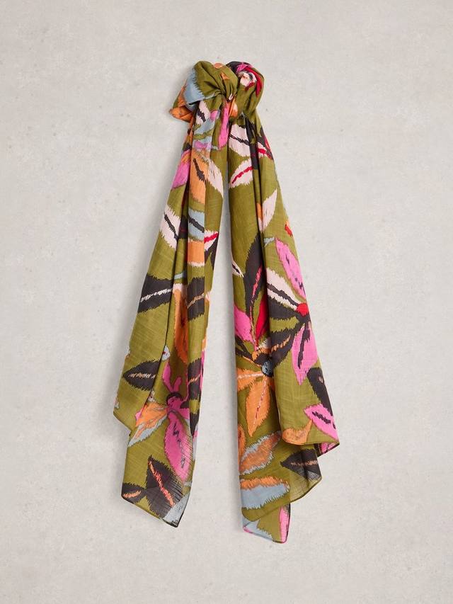 

Шарф Callie Leafy White Stuff, Green/Multi