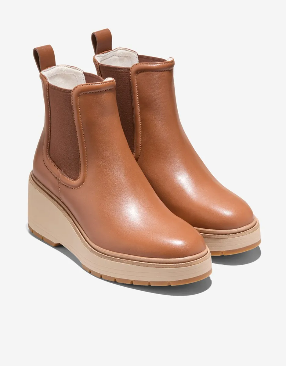 Женские ботинки-челси из кожи Cole Haan, коричневый — фото 4