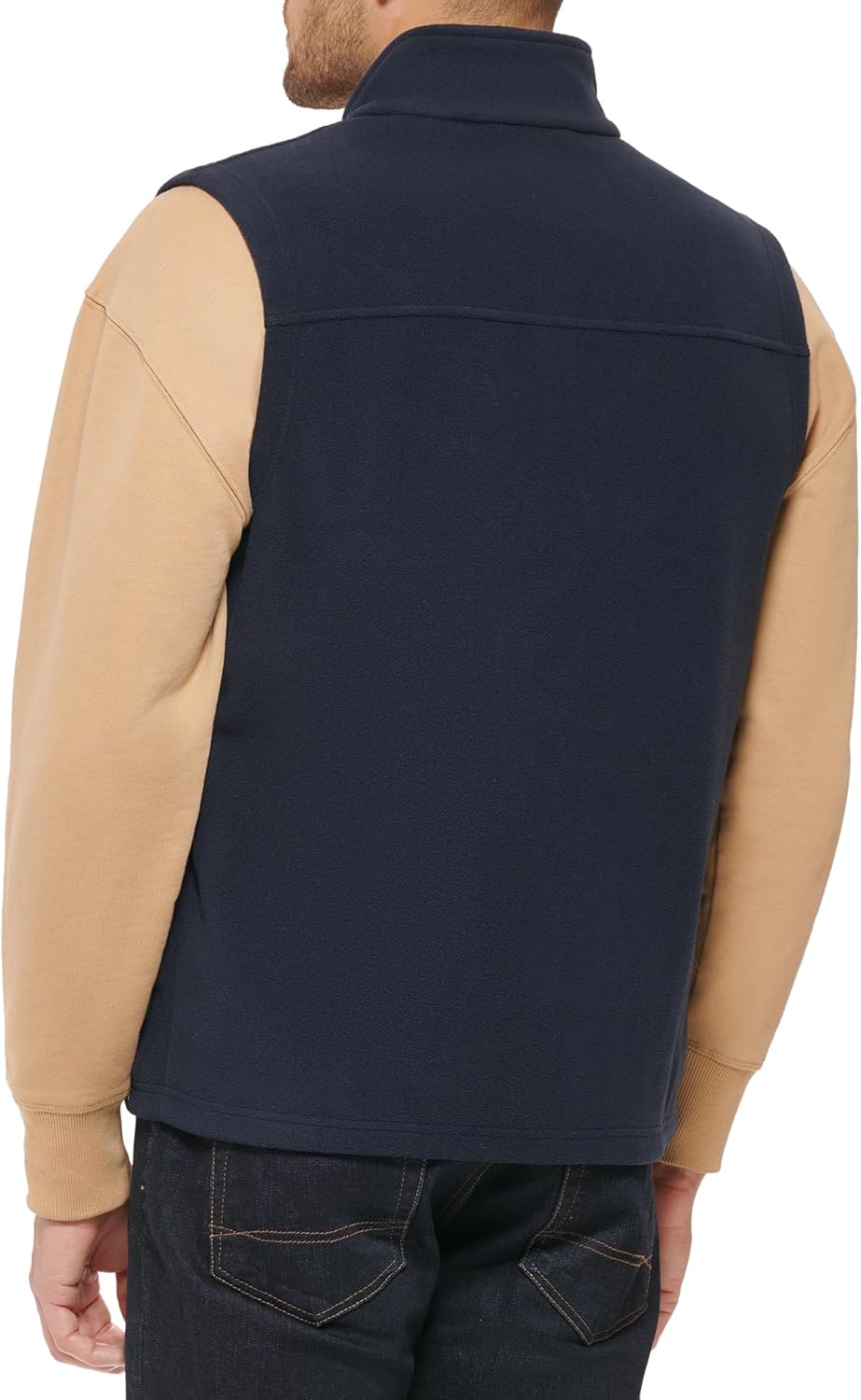 Легкий мужской жилет Tommy Hilfiger Polar Fleece, Navy — фото 3