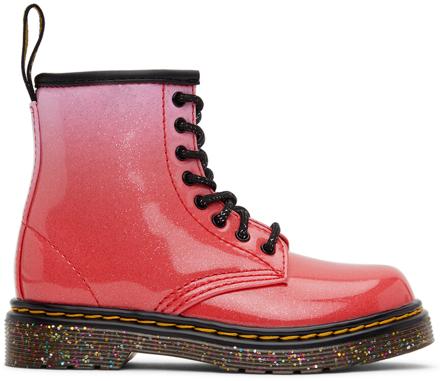 

Детские розовые ботинки Little Kids 1460 Dr. Martens