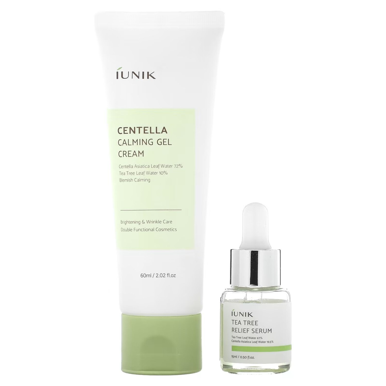 

Набор для ухода за кожей Centella Edition, крем и мини-сыворотка, набор из 2 предметов Iunik