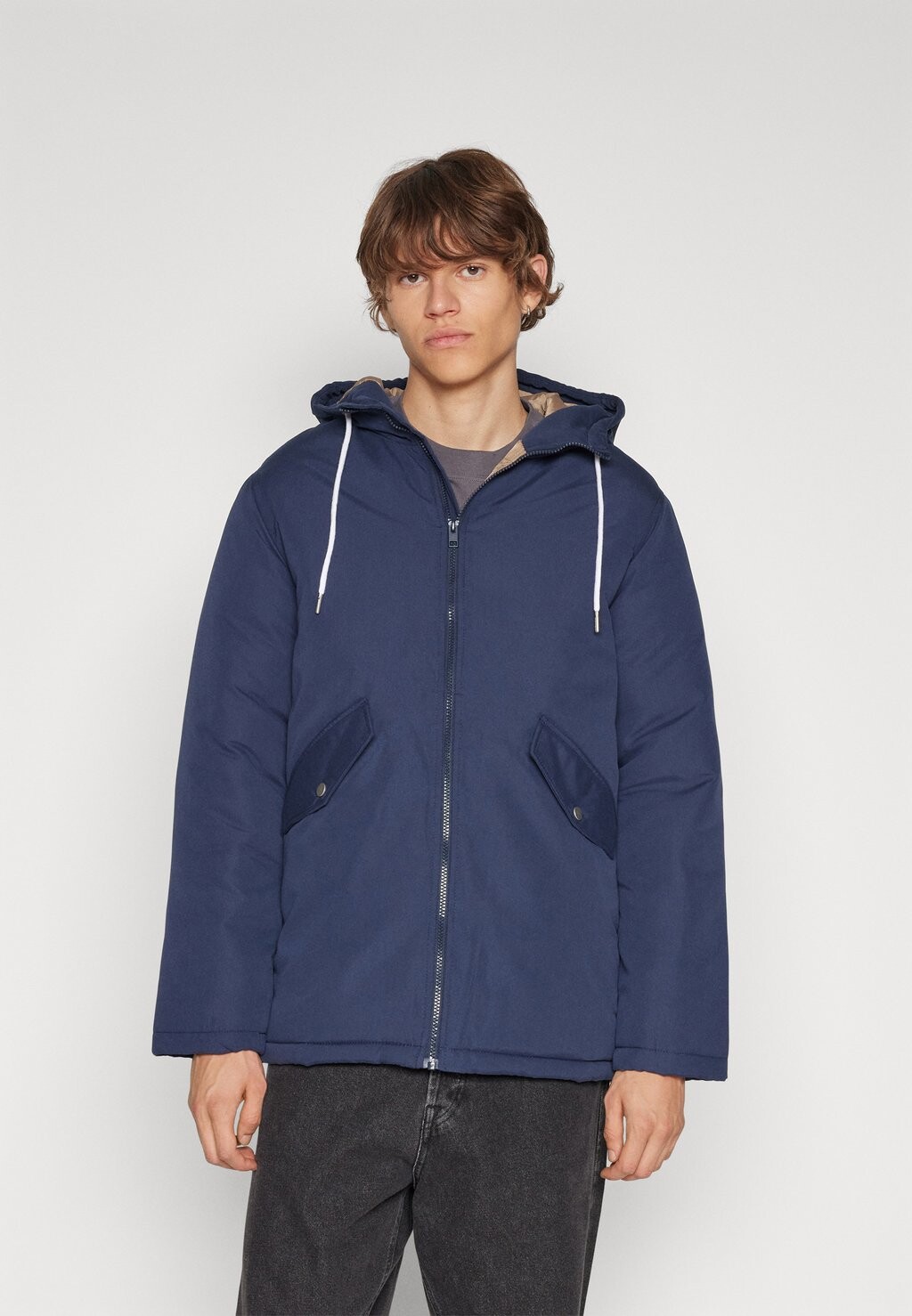 

Парка JJLOOP Jack & Jones, темно-синий пиджак