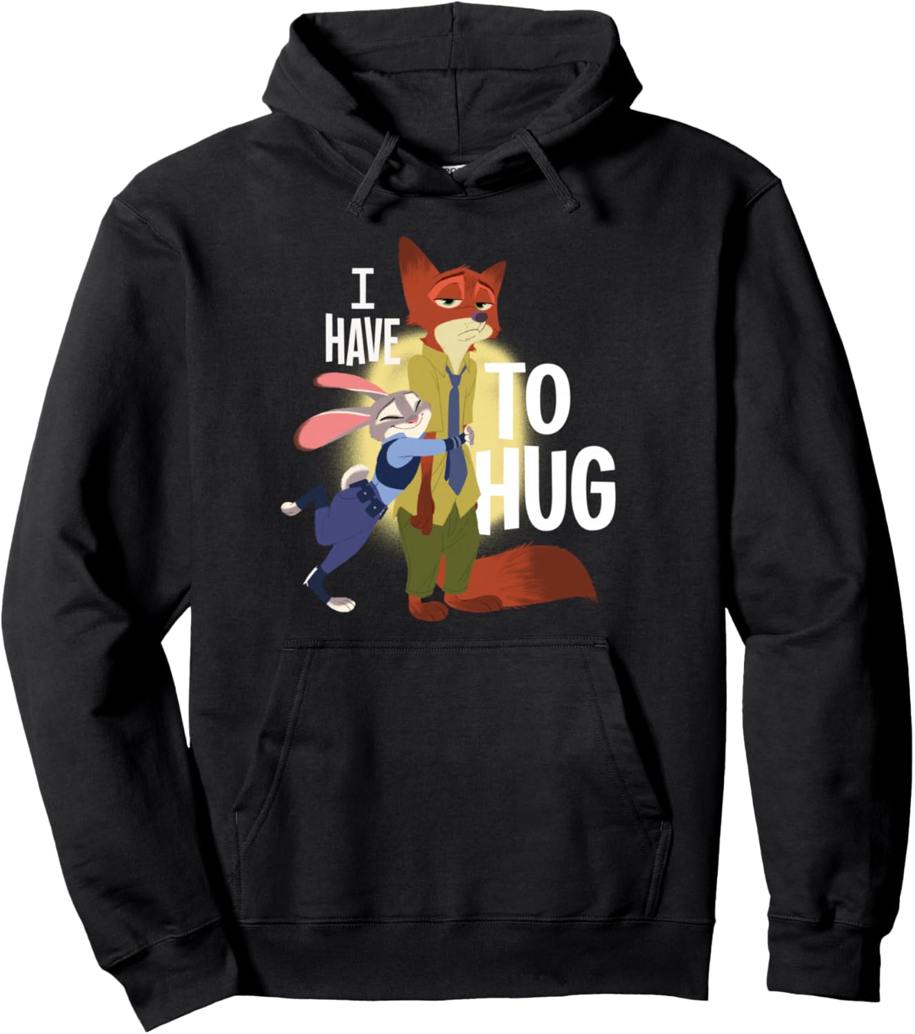 

Толстовка Disney Zootopia с изображением Джуди Хоппс и Ника Уайлда Я должна обнять, черный