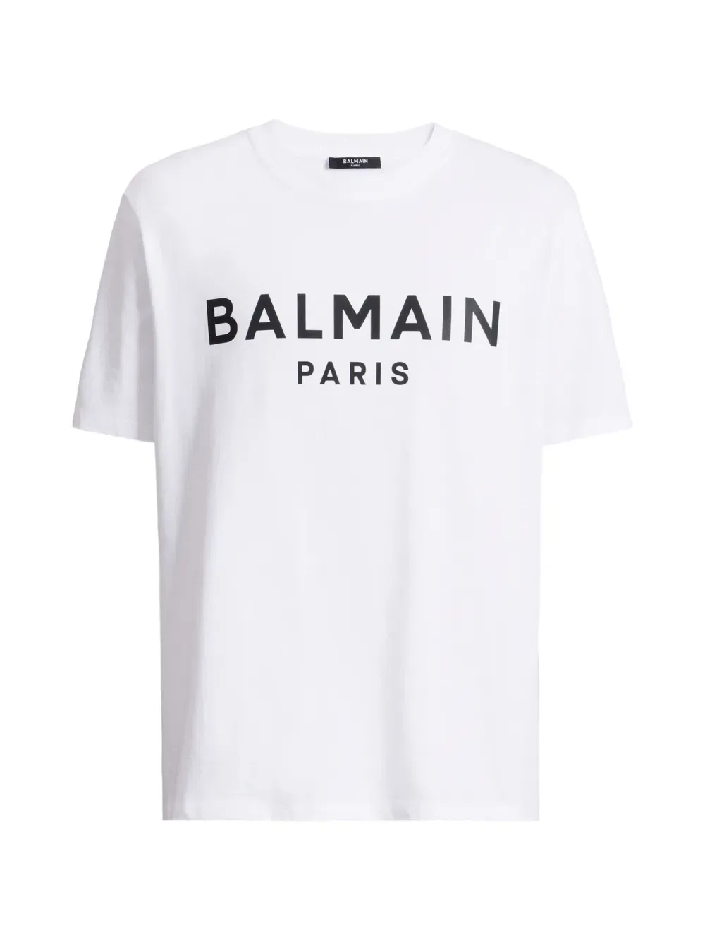 Футболка с принтом Balmain Paris, белый