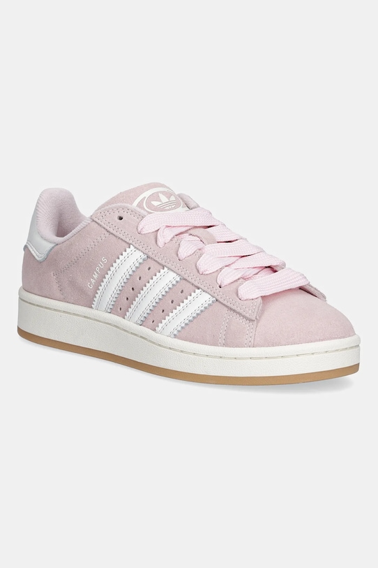 Замшевые кроссовки CAMPUS 00s Adidas Originals, розовый