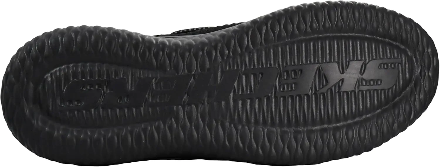Мужские кроссовки Skechers Streetwear Delson 3.0 - Roth с низким профилем и шнурками-бинджи, черный — фото 4