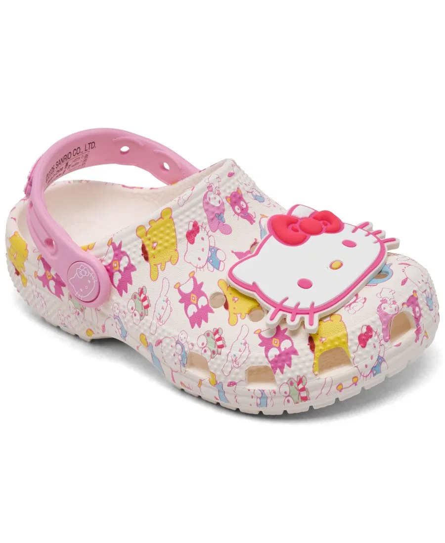Классические сабо Hello Kitty для девочек от Finish Line Crocs, мультиколор