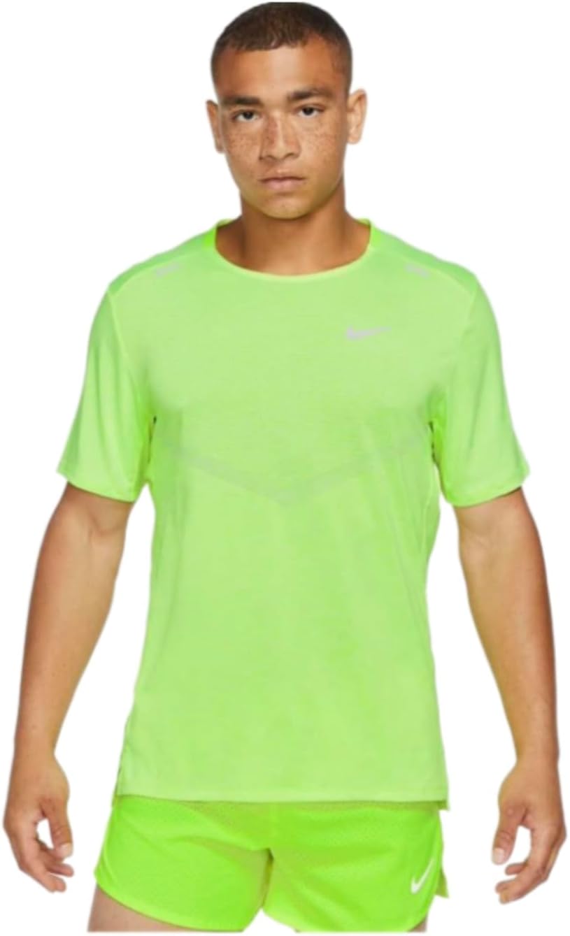 

Мужская беговая футболка Nike Dri Fit Rise 365, цвет "Светоотражающий", Volt 359