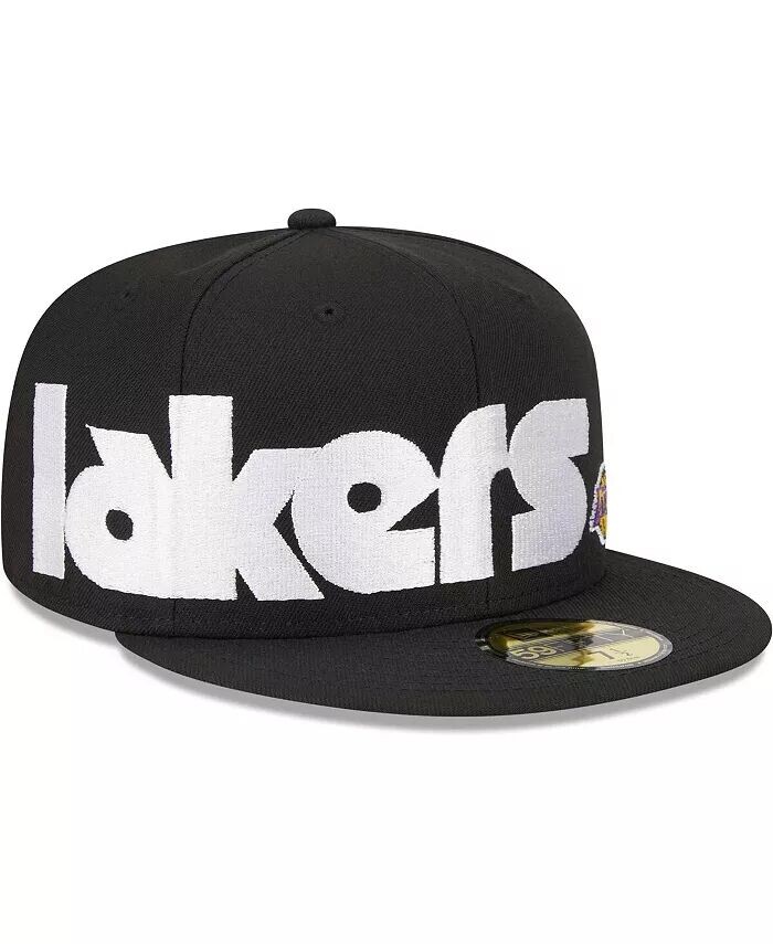 

Мужская черная приталенная кепка Los Angeles Lakers в клетку UV 59FIFTY New Era, черный