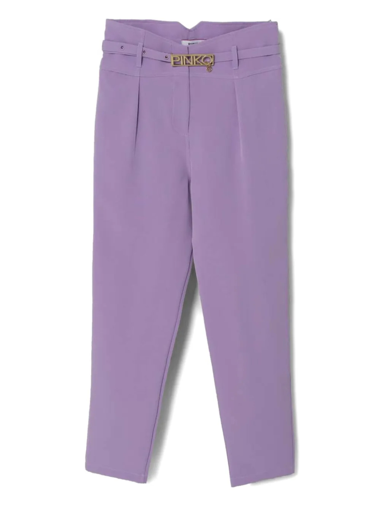 

Брюки с поясом Pinko Kids, фиолетовый