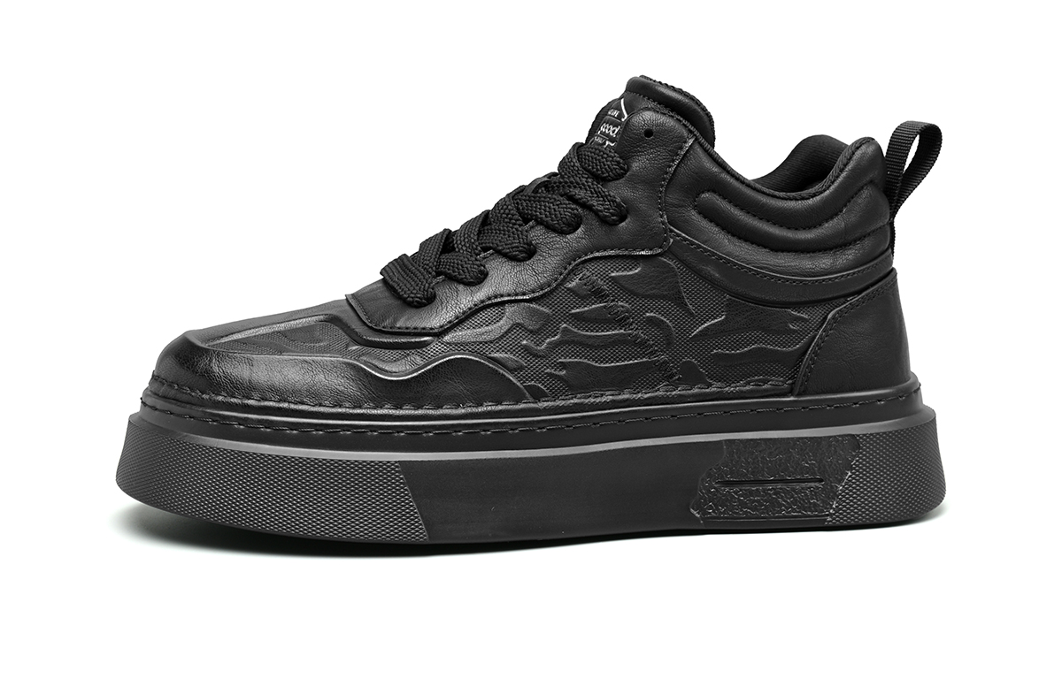 

HLA Мужские повседневные кроссовки мид-топ белые, бежевые, черные - черные, цвет Black