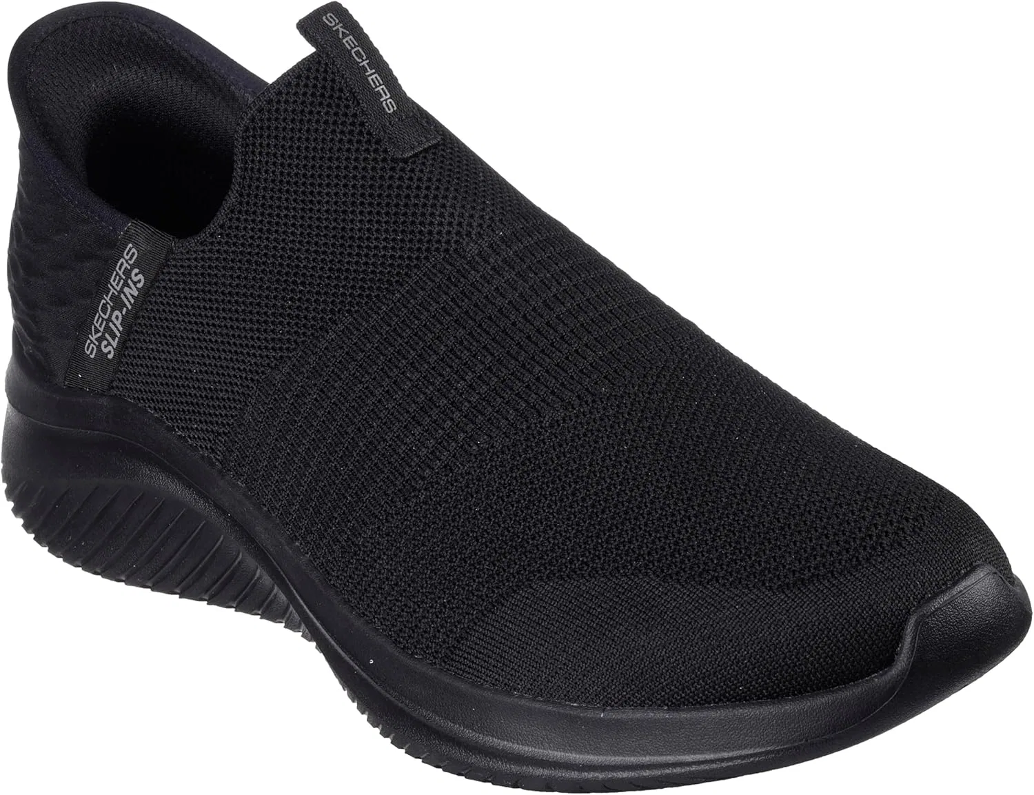 Мужские спортивные кроссовки Skechers Ultra Flex 3.0 Smooth Step, Black Knit Trim — фото 2