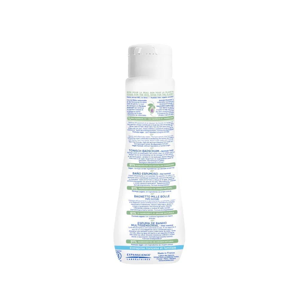Мультисенсорная пена для ванны Mustela Baby, 200 мл Mustela, Nautical Blue — фото 2