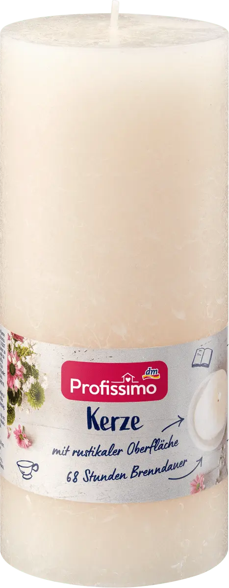 

Свеча рустик 160/68 слоновая кость 1 шт. Profissimo